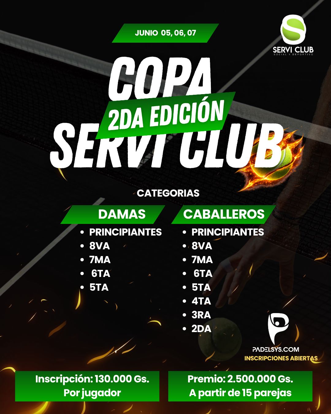 COPA SERVICLUB 2DA. EDICION